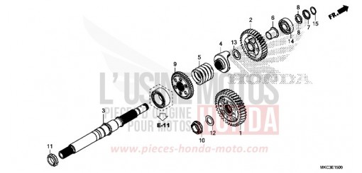 ARBRE DE SORTIE GL1800BJ de 2018